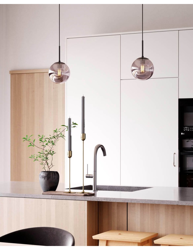 Pendant lamps - By Rydens Boyle pendant lamp 4202020-4505 smokegrey - product kolory-swiatla.pl 2