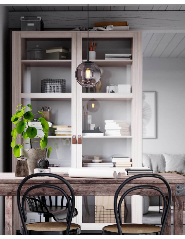 By Rydens Lampa wisząca Boyle 4202020-4505 smokegrey By Rydens Lampa wisząca Boyle 4202020-4505 smokegrey