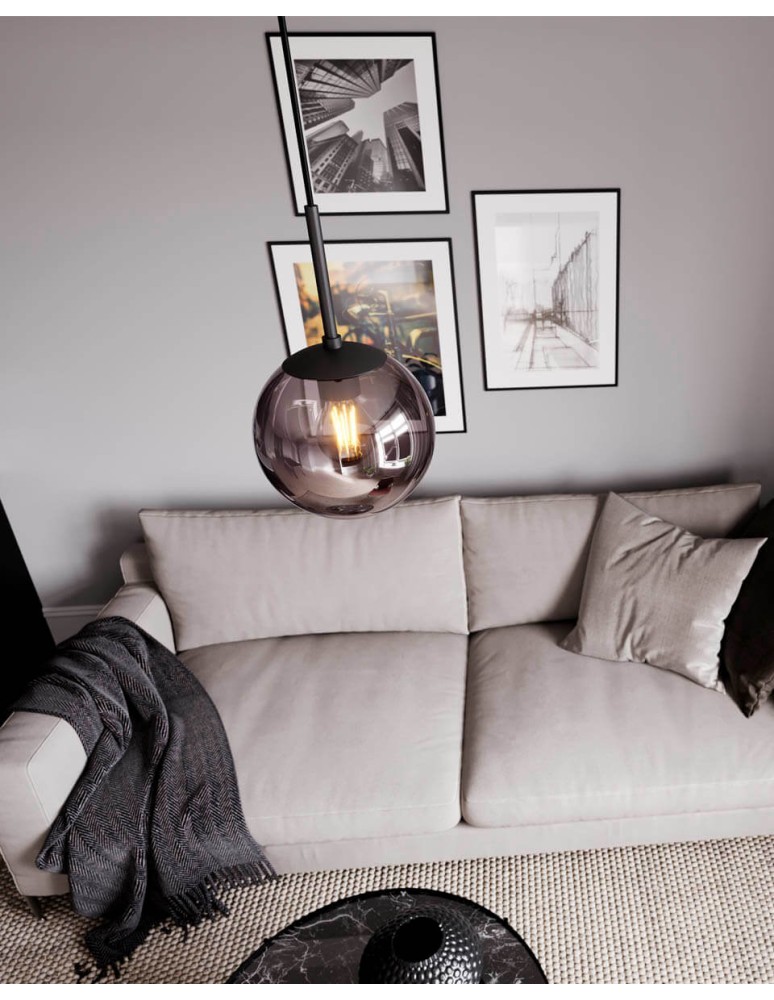 Pendant lamps - By Rydens Boyle pendant lamp 4202020-4505 smokegrey - product kolory-swiatla.pl 4