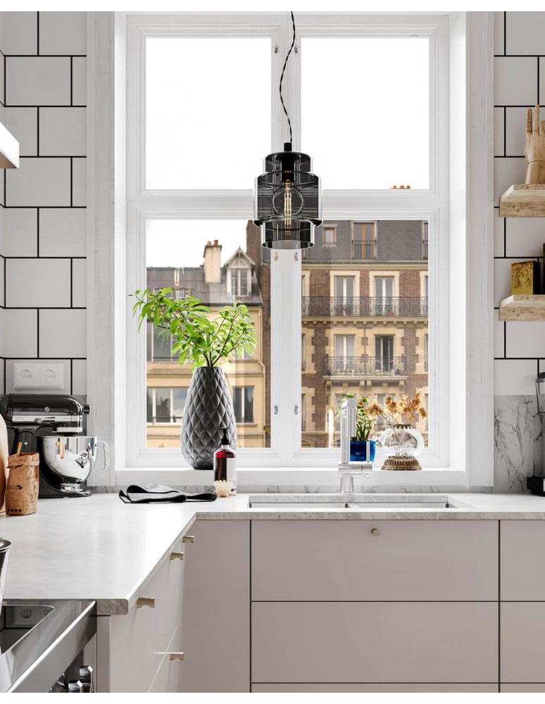 By Rydens Lampa wisząca Ebbot 4201790-4505 smokegrey