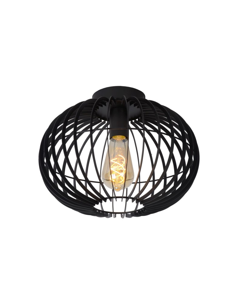 Ceiling lamps - Lucide REDA Ceiling 1xE27 black 78199/01/30 - product kolory-swiatla.pl 2