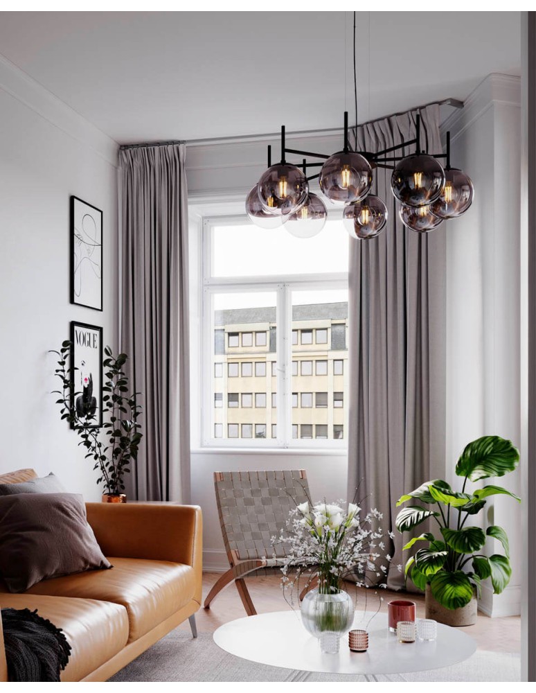 By Rydens Lampa wisząca Boyle 4202030-4505 smokegrey By Rydens Lampa wisząca Boyle 4202030-4505 smokegrey