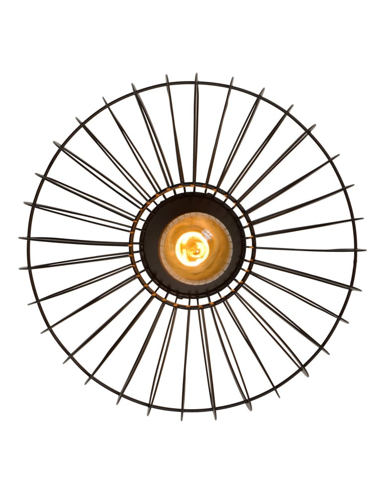 Ceiling lamps - Lucide REDA Ceiling 1xE27 black 78199/01/30 - product kolory-swiatla.pl 6