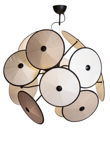 By Rydens Lampa wisząca Cappello 4202290-4002 czarny matowy/beżowy