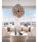 By Rydens Lampa wisząca Cappello 4202290-4002 czarny matowy/beżowy By Rydens Lampa wisząca Cappello 4202290-4002 czarny matowy/beżowy