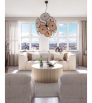 By Rydens Lampa wisząca Cappello 4202290-4002 czarny matowy/beżowy By Rydens Lampa wisząca Cappello 4202290-4002 czarny matowy/beżowy