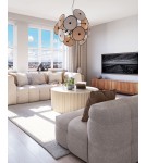 By Rydens Lampa wisząca Cappello 4202290-4002 czarny matowy/beżowy By Rydens Lampa wisząca Cappello 4202290-4002 czarny matowy/beżowy