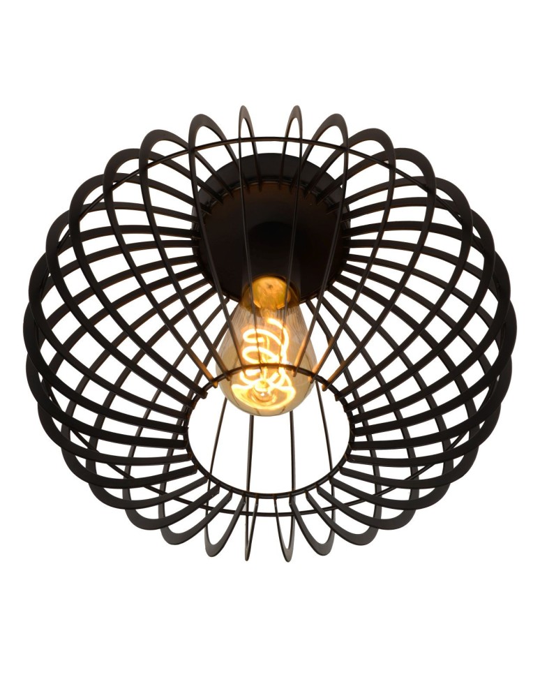 Ceiling lamps - Lucide REDA Ceiling 1xE27 black 78199/01/30 - product kolory-swiatla.pl 7