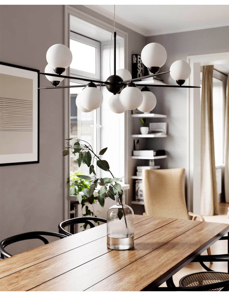 By Rydens Lampa wisząca Punto 4202050-4002 czarny matowy By Rydens Lampa wisząca Punto 4202050-4002 czarny matowy