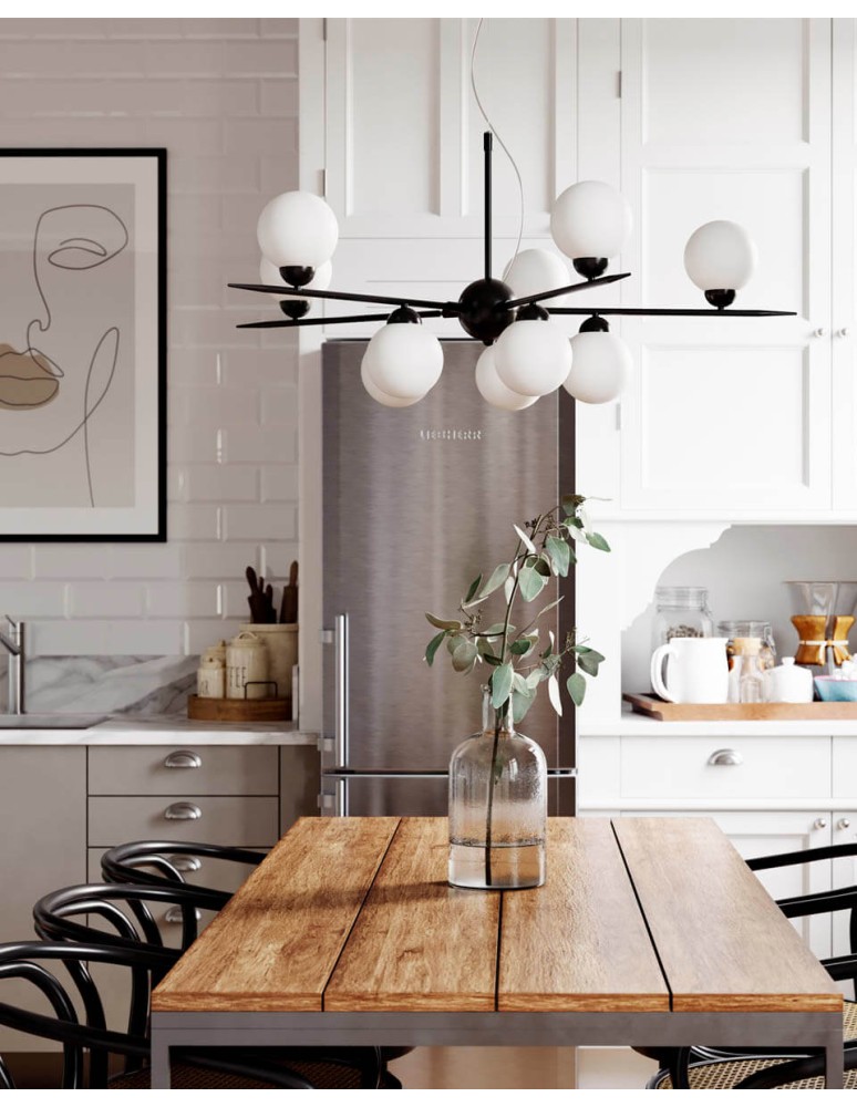 Designer pendant lamps - By Rydens Punto pendant lamp 4202050-4002 matte black - product kolory-swiatla.pl 4