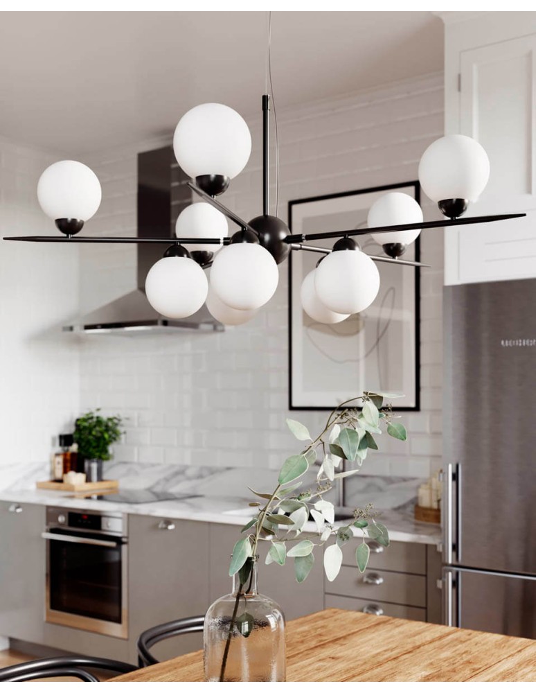 By Rydens Lampa wisząca Punto 4202050-4002 czarny matowy By Rydens Lampa wisząca Punto 4202050-4002 czarny matowy