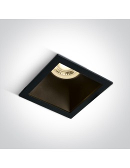 One Light ADAMAS 10W GU10 black 50105M/B/B fixed recessed recess.