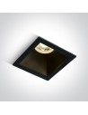 One Light ADAMAS 10W GU10 black 50105M/B/B fixed recessed recess.