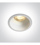 Round flush-mounted lamps - One Light ALEWGA 10W GU10 fixed recessed white 10105AD/W/W - product 1