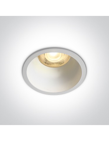 One Light ALEWGA wpust stały 10W GU10 biały  10105AD/W/W