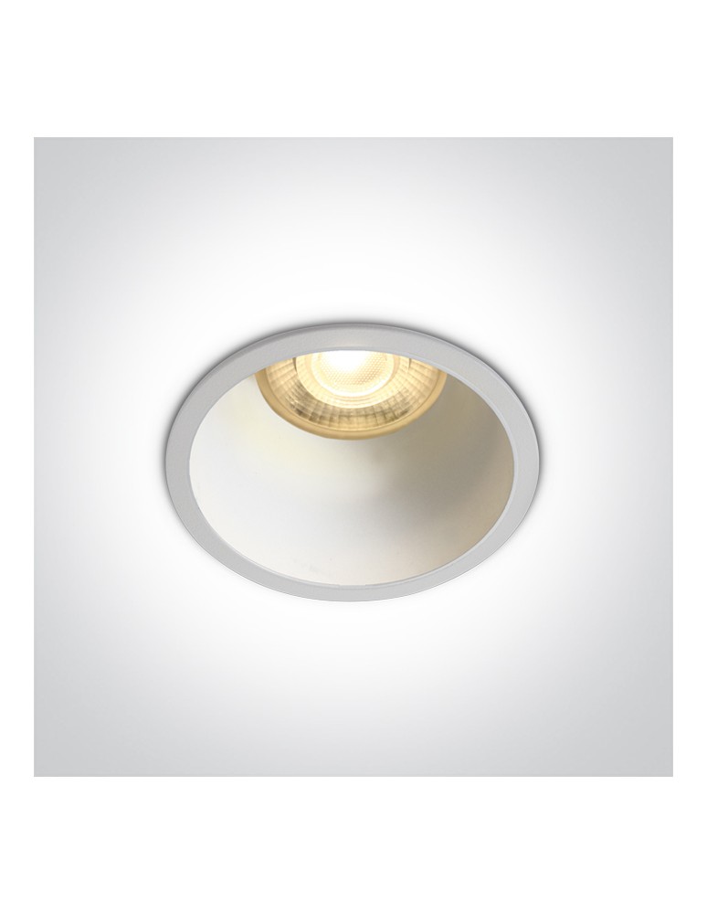 One Light ALEWGA wpust stały 10W GU10 biały  10105AD/W/W