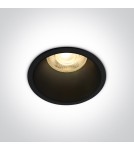 Round flush-mounted lamps - One Light ALEWGA 10W GU10 permanent recessed black 10105AD/B/B - product 1