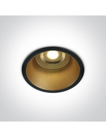 One Light ALEWGA wpust stały 10W GU10 czarny  10105AD/B/BS