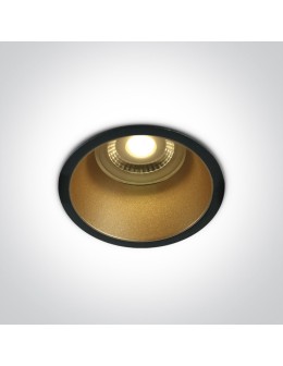 One Light ALEWGA wpust stały 10W GU10 czarny  10105AD/B/BS