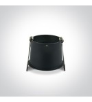 Round flush-mounted lamps - One Light ALEWGA 10W GU10 permanent recessed black 10105AD/B/BS - product 2