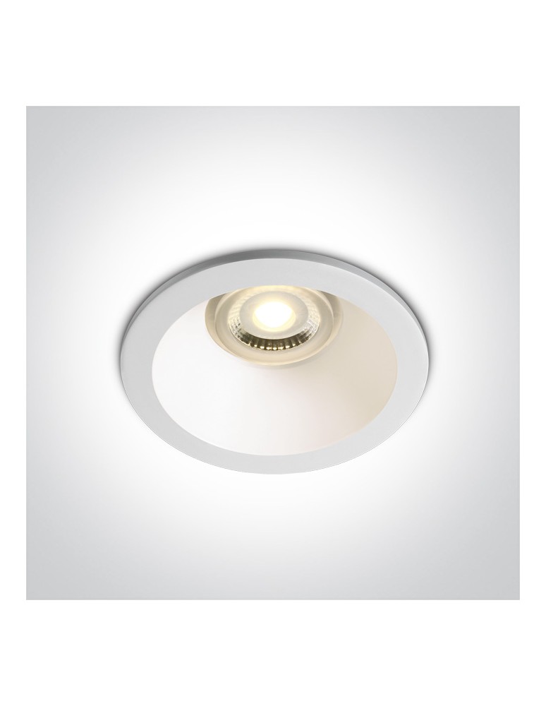 Flush-mounted hermetic lamps - One Light ANKARA fixed recessed 10W GU10 white IP65 10109F/W - product kolory-swiatla.pl 1