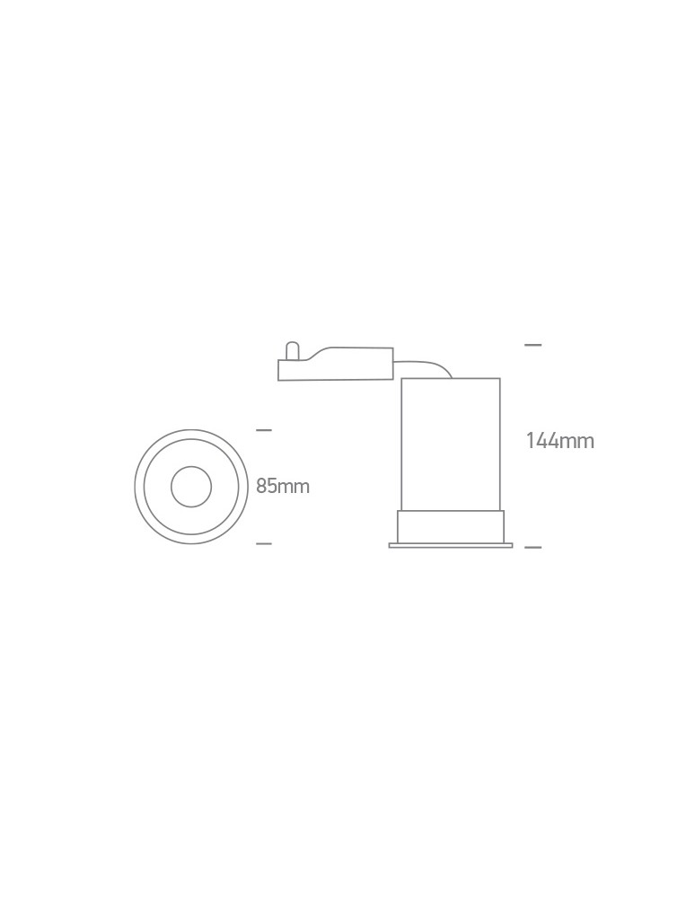 Flush-mounted hermetic lamps - One Light ANKARA fixed recessed 10W GU10 white IP65 10109F/W - product kolory-swiatla.pl 3