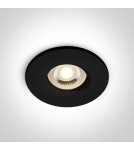 Flush-mounted hermetic lamps - One Light NIKOLAOS 10W GU10 black IP65 10105R1/B fixed recessed recess. - product 1