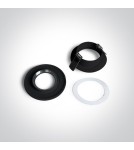 One Light NIKOLAOS wpust stały 10W GU10 czarny IP65 10105R1/B