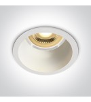 Round flush-mounted lamps - One Light ORMOS 10W GU10 fixed recessed white 10105D8/W/W - product 1