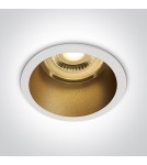 Round flush-mounted lamps - One Light ORMOS fixed recessed 10W GU10 white-moss 10105D8/W/BS - product 1