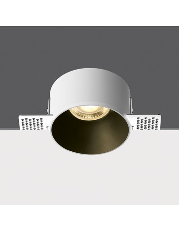 One Light POTAMOS MR wpust stały bezramkowy 10W GU10 biały  10105MR