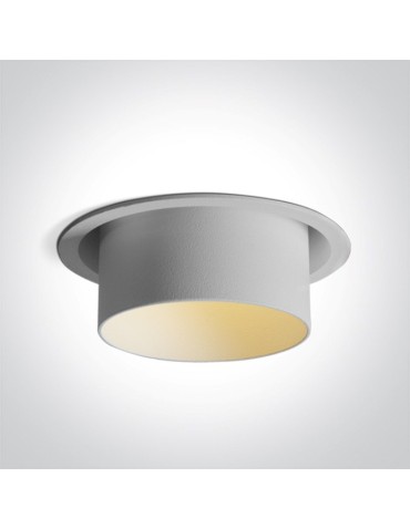 One Light RODAN wpust stały 10W GU10 biały  10105Y/W