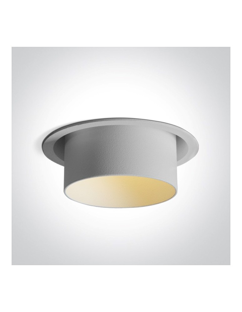 One Light RODAN wpust stały 10W GU10 biały  10105Y/W