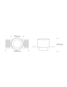 One Light RODAN 10W GU10 fixed recessed white 10105YTR/W - product 2