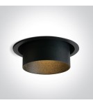Round flush-mounted lamps - One Light RODAN fixed recessed 10W GU10 black 10105Y/B - product 1