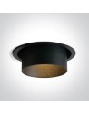 One Light RODAN fixed recessed 10W GU10 black 10105Y/B