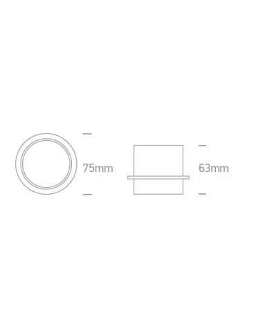 One Light RODAN fixed recessed 10W GU10 black 10105Y/B - product 2