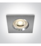One Light ZEFIRIA wpust stały 10W GU10 aluminium IP65 50105R1/AL