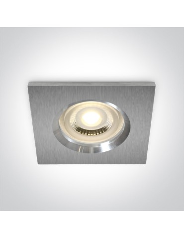 One Light ZEFIRIA wpust stały 10W GU10 aluminium IP65 50105R1/AL