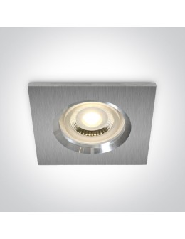 One Light ZEFIRIA 10W GU10 aluminum IP65 permanent recessed 50105R1/AL