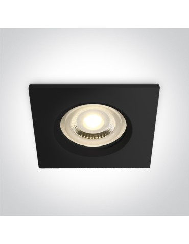 One Light ZEFIRIA wpust stały 10W GU10 czarny IP65 50105R1/B