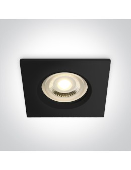 One Light ZEFIRIA wpust stały 10W GU10 czarny IP65 50105R1/B