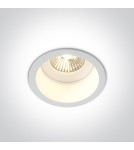 One Light ACHELIA wpust stały 6,5W 3000K-3500K-4000K biały IP54 10107WD/W/V