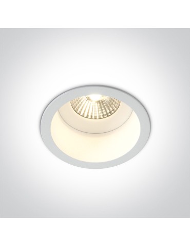 One Light ACHELIA fixed recessed 6.5W 3000K-3500K-4000K white IP54 10107WD/W/V