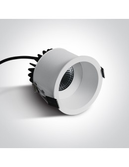 One Light ACHELIA wpust stały 6,5W 3000K-3500K-4000K biały IP54 10107WD/W/V - produkt 2