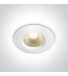 One Light ADA wpust stały 7W 2700K-3000K-4000K Triac biały IP65 10107PV/W/V