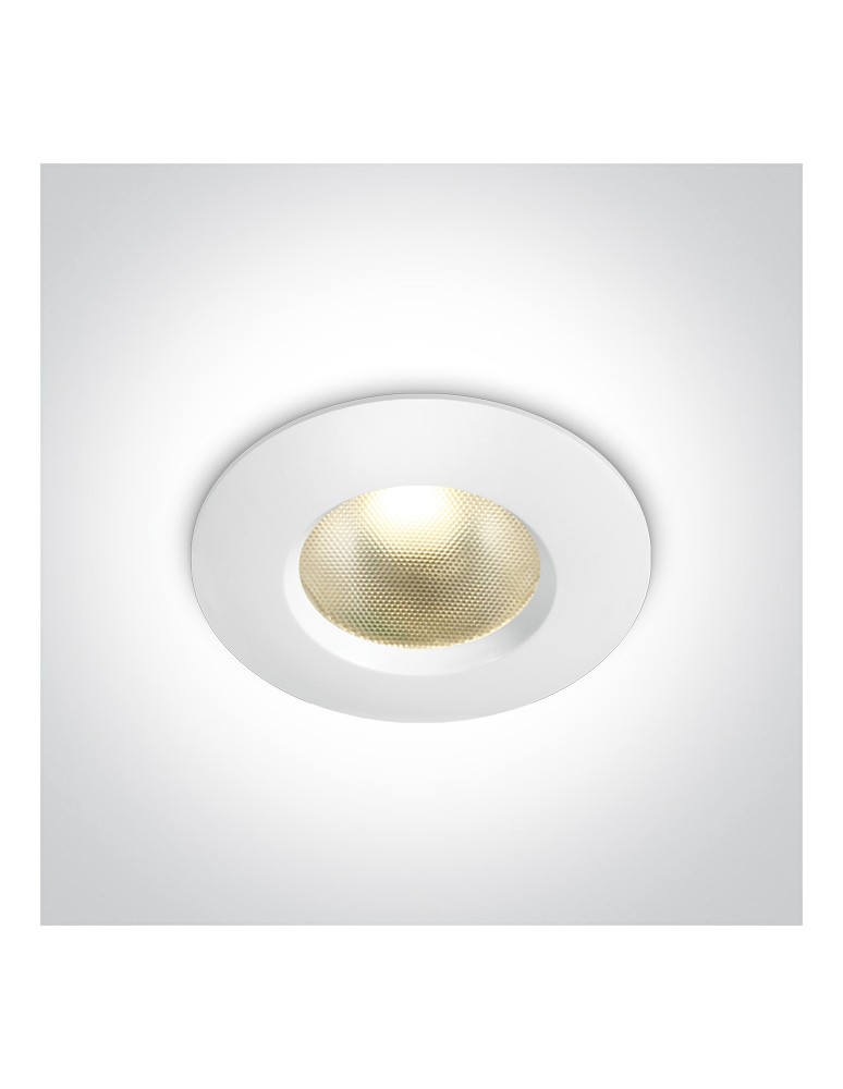 Flush-mounted hermetic lamps - One Light ADA 7W fixed recessed 2700K-3000K-4000K Triac white IP65 10107PV/W/V - product kolory-swiatla.pl 1