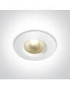 One Light ADA wpust stały 7W 2700K-3000K-4000K Triac biały IP65 10107PV/W/V