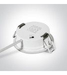 One Light ADA wpust stały 7W 2700K-3000K-4000K Triac biały IP65 10107PV/W/V