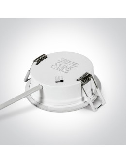 One Light ADA 7W fixed recessed 2700K-3000K-4000K Triac white IP65 10107PV/W/V - product 2